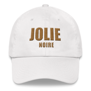 JOLIE NOIRE Dad Hat- White
