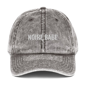 Noire Babe Hat- Gray Denim