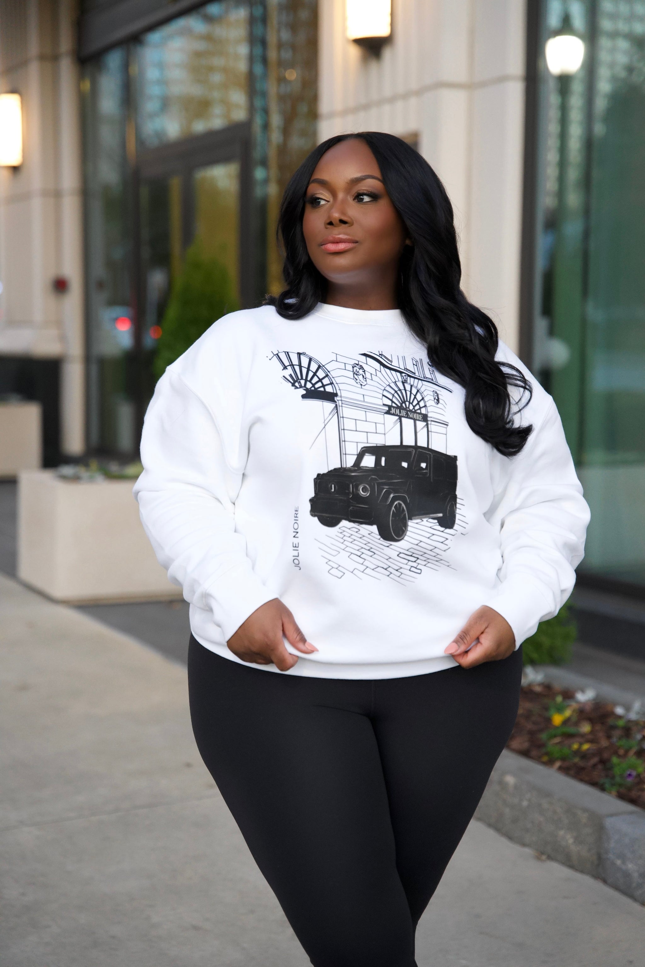 J Wagon Sweatshirt- White