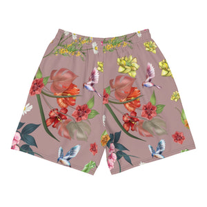 Premium Floral Unisex Shorts- Pink