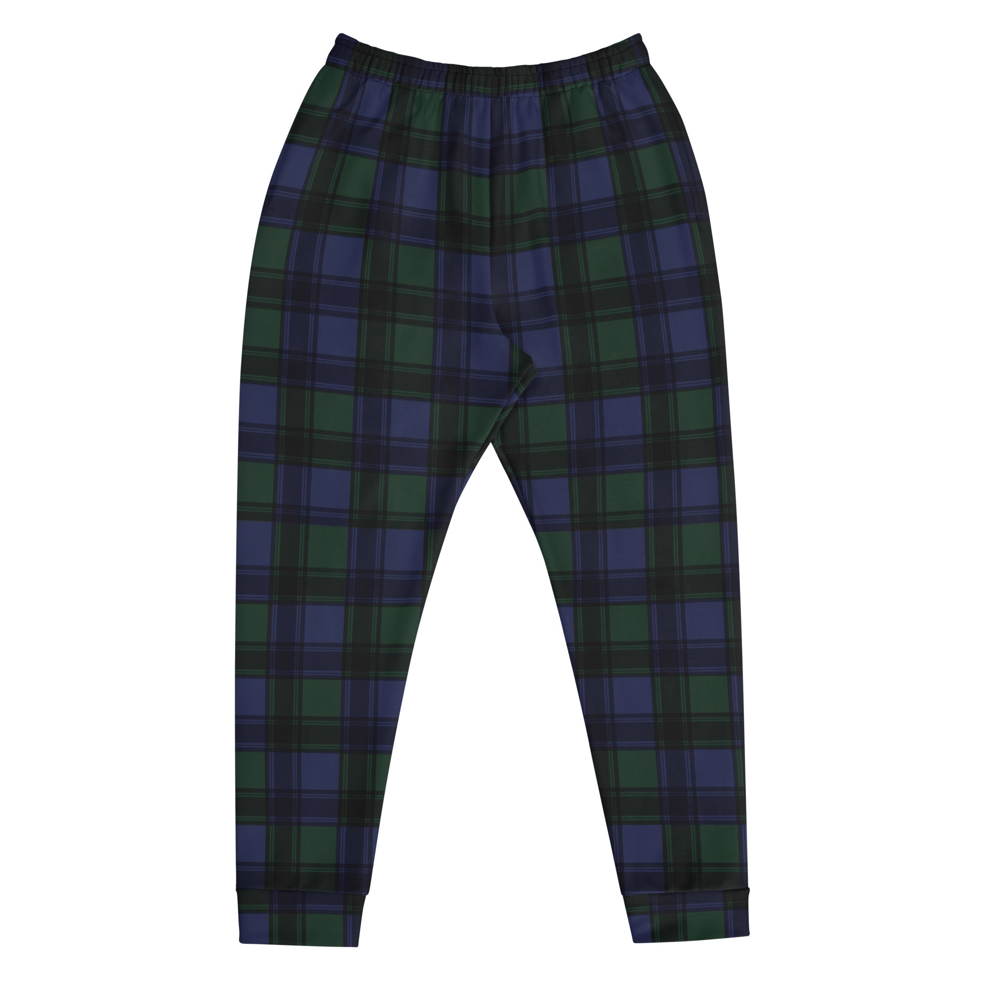Blue Plaid Joggers