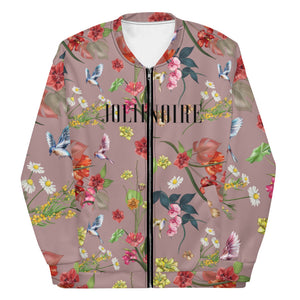 Premium Floral Jacket- Rose Quartz