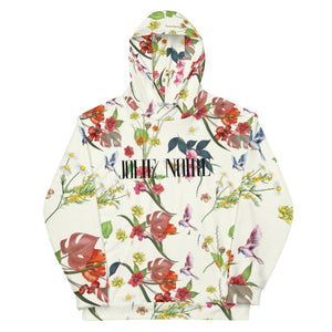 Noire Floral Hoodie- White