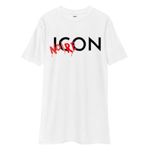 Noire Icon Long T-shirt- White