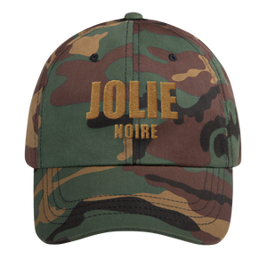 NOIRE x JOLIE NOIRE Dad Hat- Camo/Gold