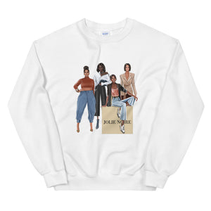 Girlfriends Sweatshirt- White