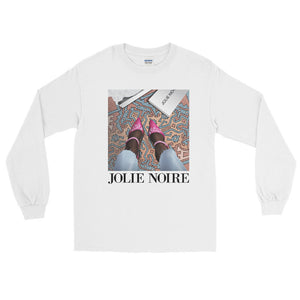 In Her Shoes Long Sleeve Tee- White