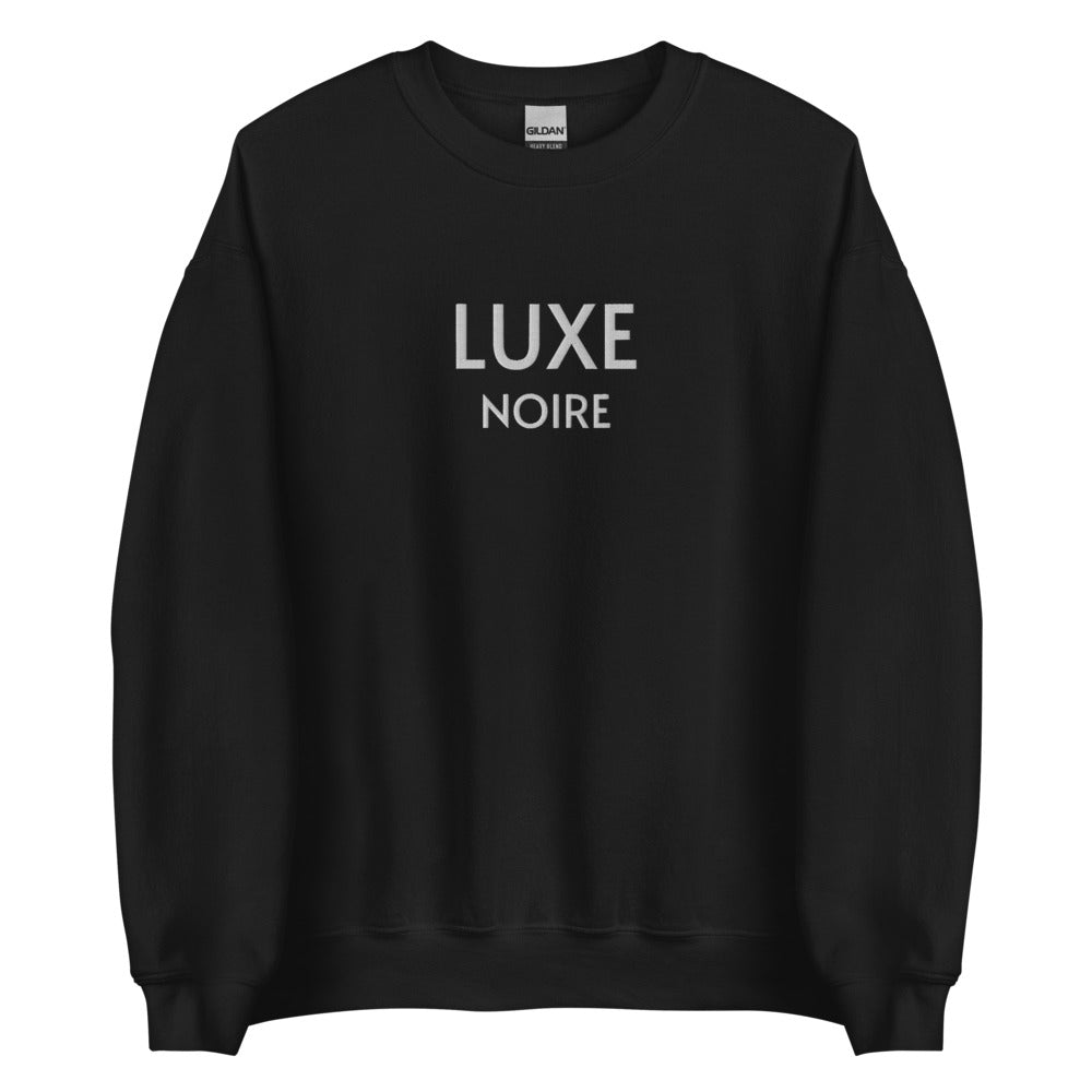 Black Luxury Sweatshirt- Black - Jolie Noire