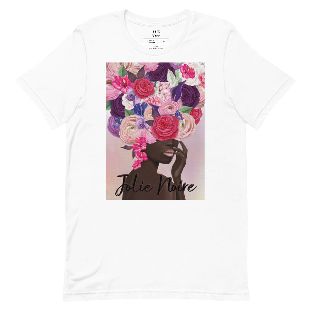 La Fleur T-Shirt- White - Jolie Noire